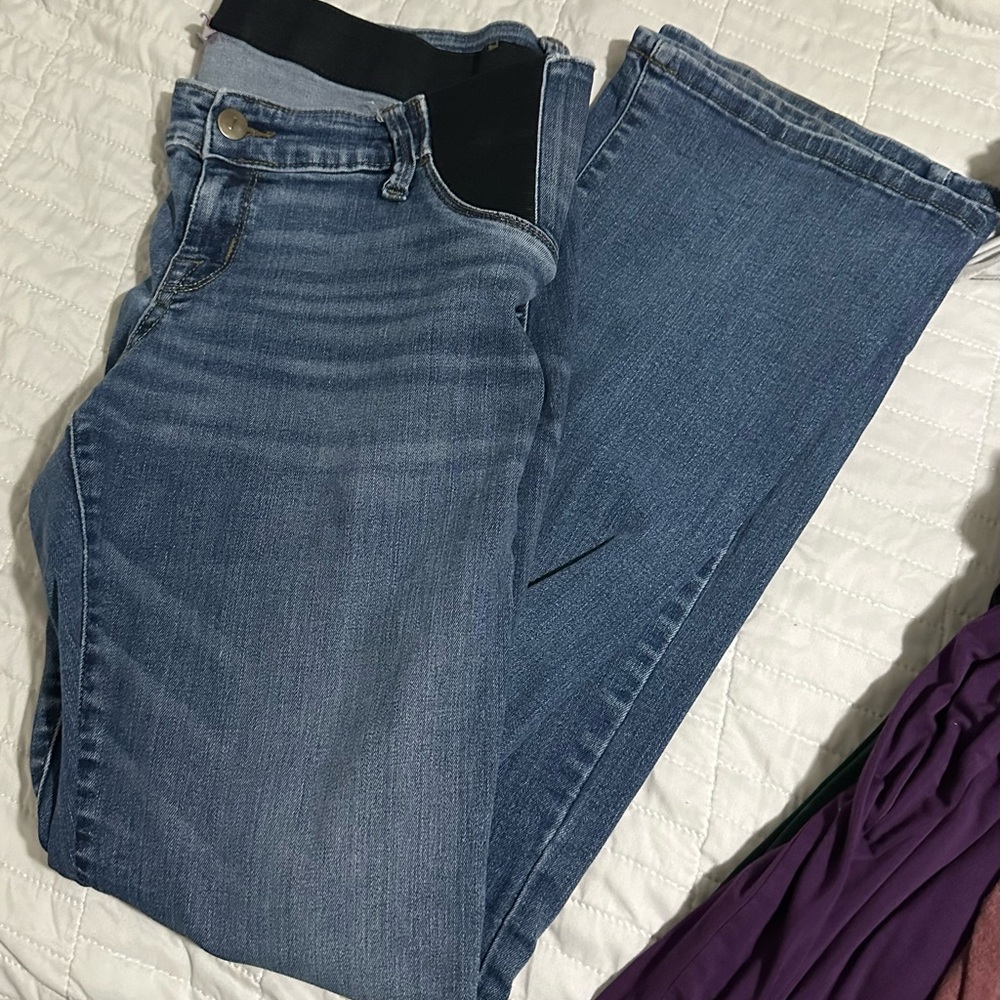 Isabel Maternity by Ingrid & Isabel Blue Flare Jeans